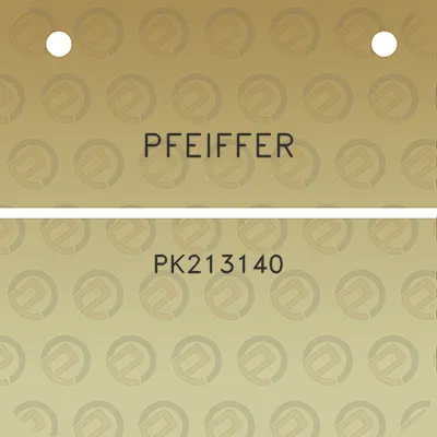 pfeiffer-pk213140