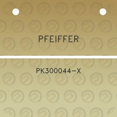 pfeiffer-pk300044-x