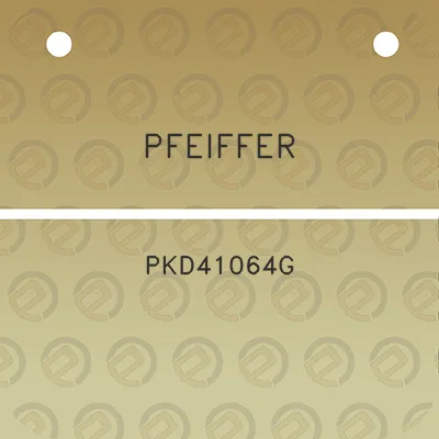 pfeiffer-pkd41064g