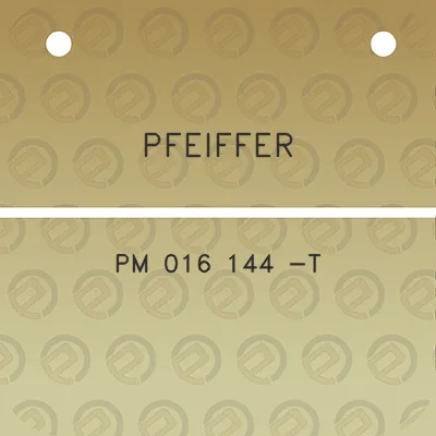 pfeiffer-pm-016-144-t