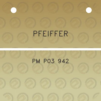 pfeiffer-pm-p03-942