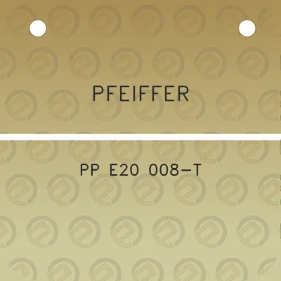 pfeiffer-pp-e20-008-t