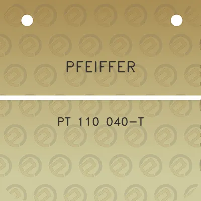 pfeiffer-pt-110-040-t