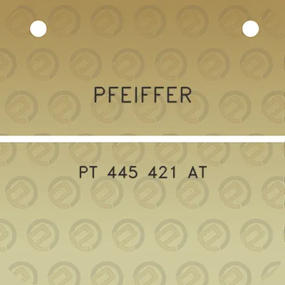 pfeiffer-pt-445-421-at