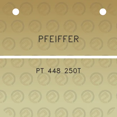 pfeiffer-pt-448-250t