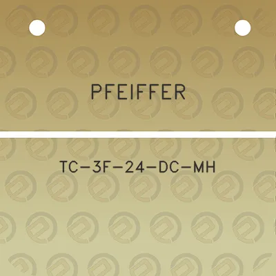 pfeiffer-tc-3f-24-dc-mh