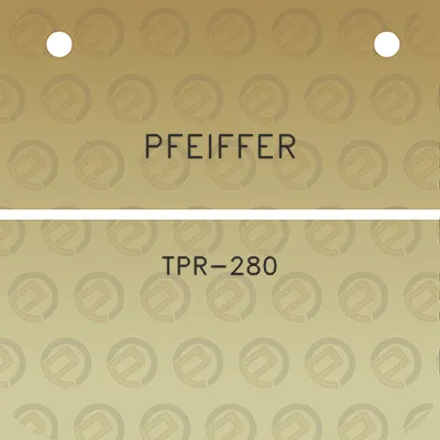 pfeiffer-tpr-280