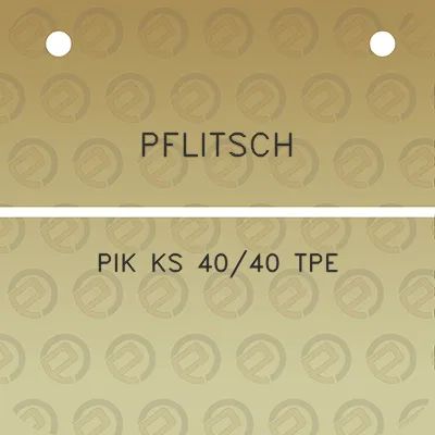 pflitsch-pik-ks-4040-tpe