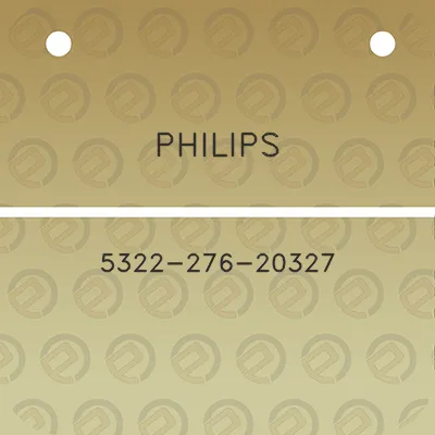 philips-5322-276-20327