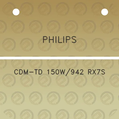 philips-cdm-td-150w942-rx7s