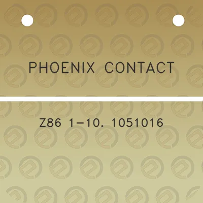 phoenix-contact-z86-1-10-1051016