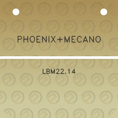 phoenixmecano-lbm2214