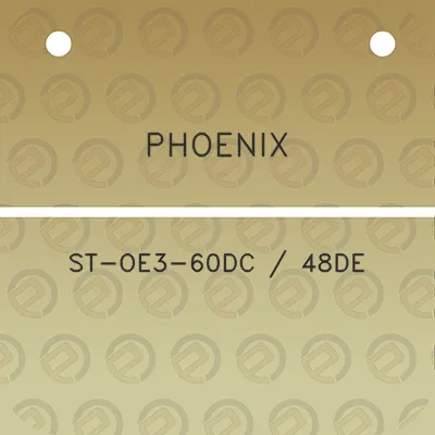 phoenix-st-oe3-60dc-48de