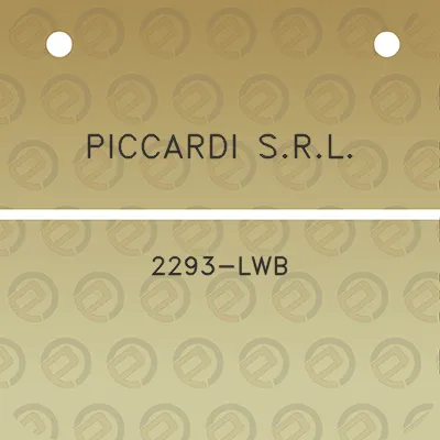 piccardi-srl-2293-lwb