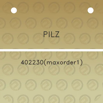 pilz-402230maxorder1