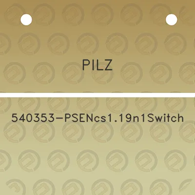 pilz-540353-psencs119n1switch