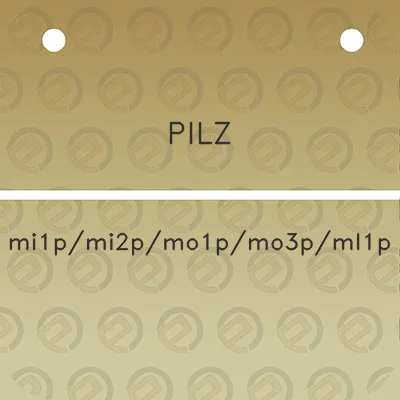 pilz-mi1pmi2pmo1pmo3pml1p