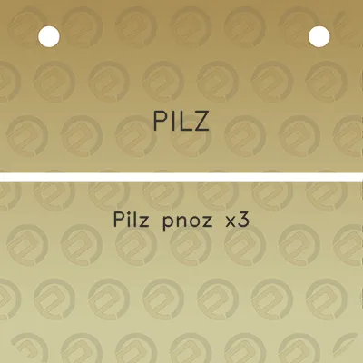 pilz-pilz-pnoz-x3