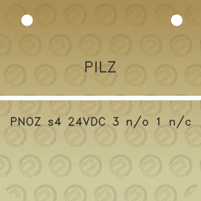 pilz-pnoz-s4-24vdc-3-no-1-nc