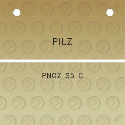 pilz-pnoz-s5-c