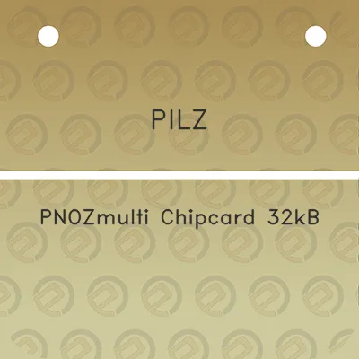 pilz-pnozmulti-chipcard-32kb