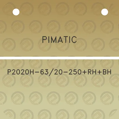 pimatic-p2020h-6320-250rhbh