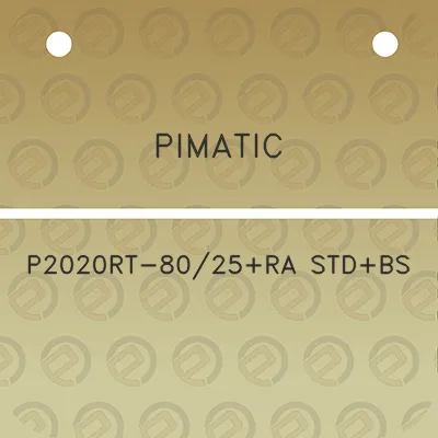 pimatic-p2020rt-8025ra-stdbs