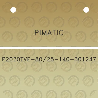 pimatic-p2020tve-8025-140-301247