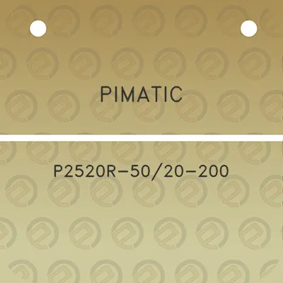 pimatic-p2520r-5020-200