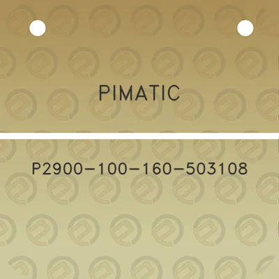 pimatic-p2900-100-160-503108