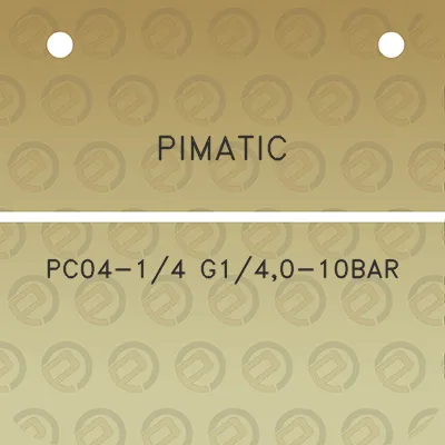 pimatic-pc04-14-g140-10bar