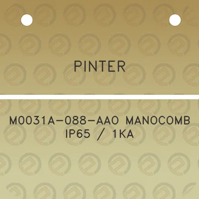 pinter-m0031a-088-aao-manocomb-ip65-1ka