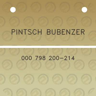 pintsch-bubenzer-000-798-200-214