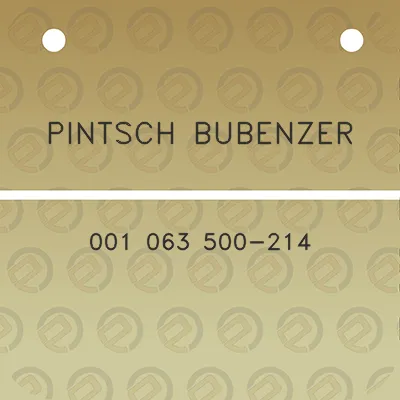 pintsch-bubenzer-001-063-500-214