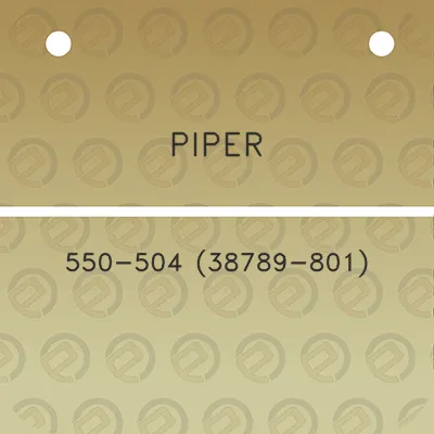 piper-550-504-38789-801