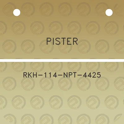 pister-rkh-114-npt-4425