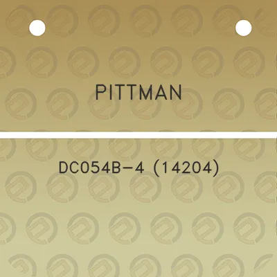 pittman-dc054b-4-14204