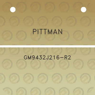 pittman-gm9432j216-r2