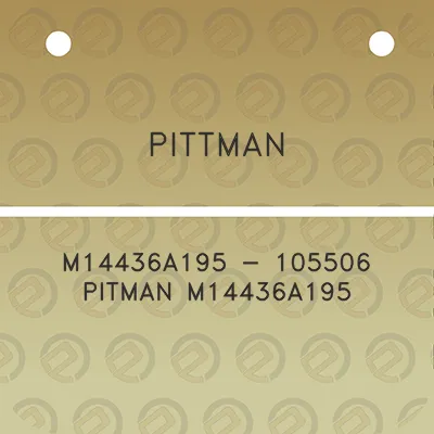 pittman-m14436a195-105506-pitman-m14436a195