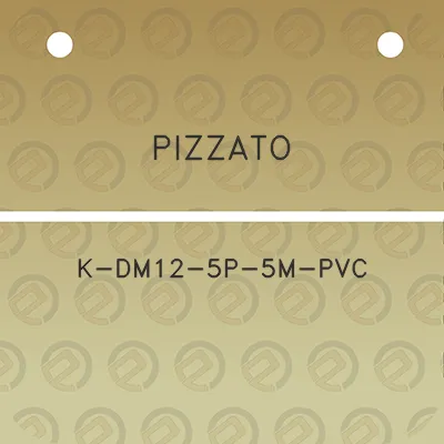 pizzato-k-dm12-5p-5m-pvc