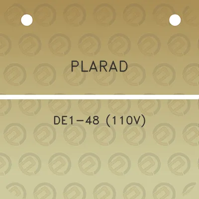 plarad-de1-48-110v