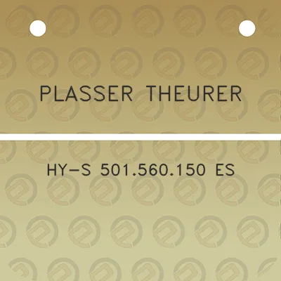 plasser-theurer-hy-s-501560150-es