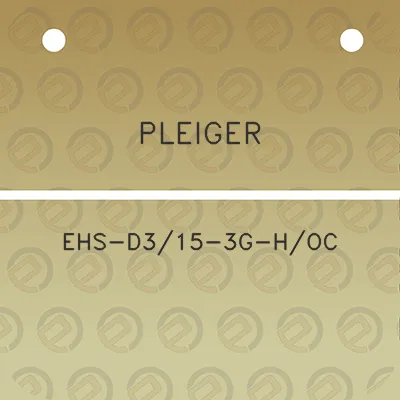 pleiger-ehs-d315-3g-hoc