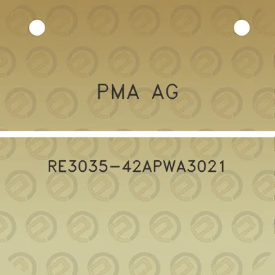 pma-ag-re3035-42apwa3021