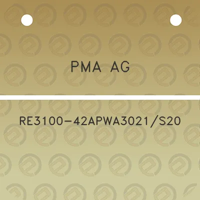 pma-ag-re3100-42apwa3021s20