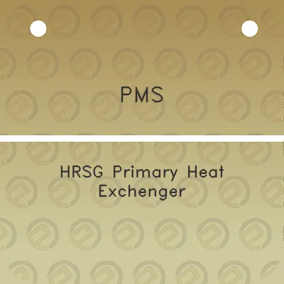 pms-hrsg-primary-heat-exchenger