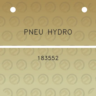 pneu-hydro-183552