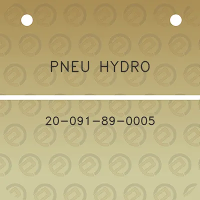 pneu-hydro-20-091-89-0005