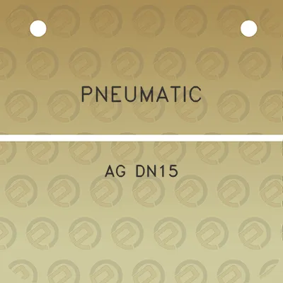 pneumatic-ag-dn15