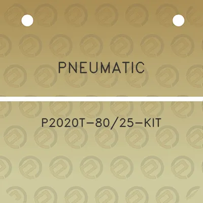 pneumatic-p2020t-8025-kit